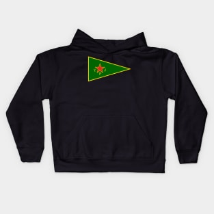 YPJ Flag - Women's Protection Units Kids Hoodie